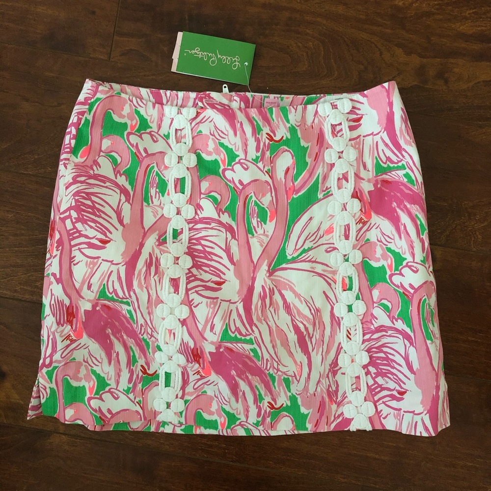 New with tags Lilly Pulitzer flamingo skirt